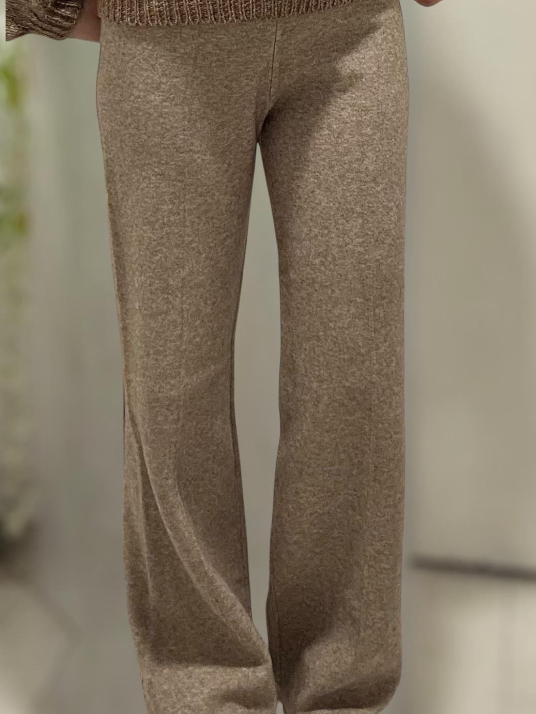 Pantalon Épais Marron